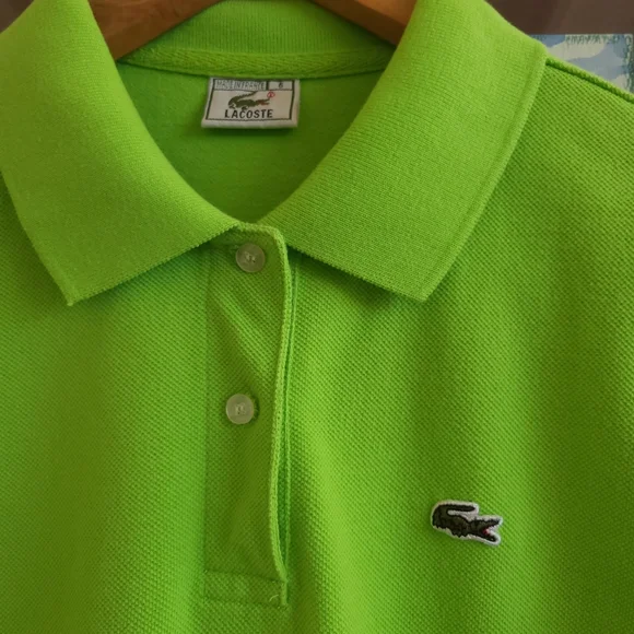 Lacoste Polo Bright Green Polo Shirt - Picture 9 of 9